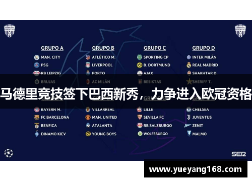 马德里竞技签下巴西新秀，力争进入欧冠资格